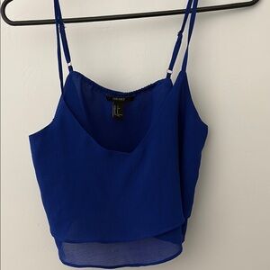 Forever 21 Blue Crop top